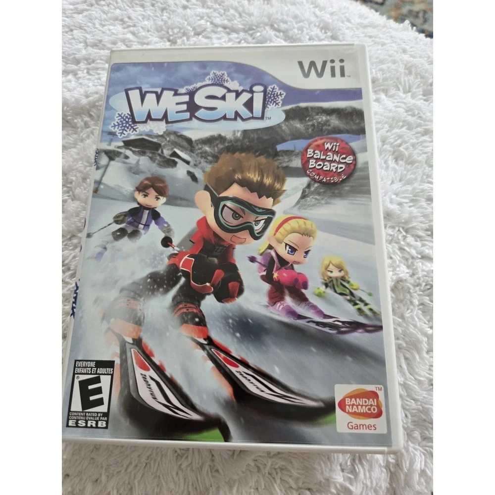 Nintendo Wii We Ski Video Game Complete 2008 Dolby enfants and adults. WII game